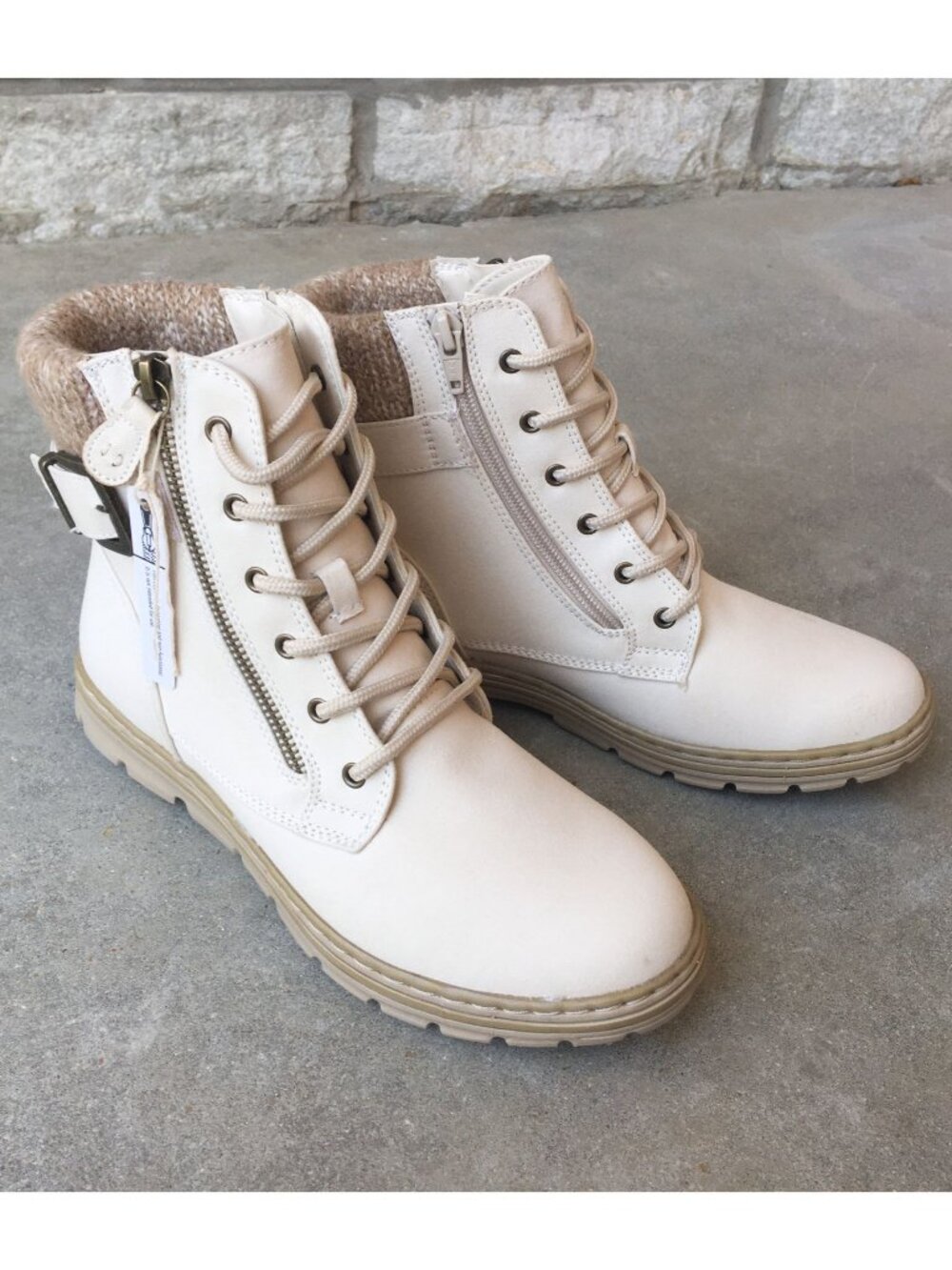 White Mountain "Kelsie" Lace-Up Boot - NWT